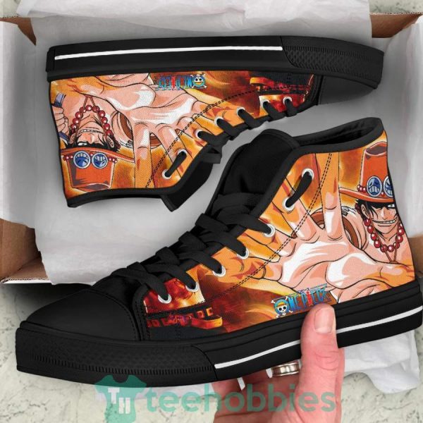 sabo high top shoes fighting fire custom one piece anime fans 7 Xdn9o 600x600px Sabo High Top Shoes Fighting Fire Custom One Piece Anime Fans