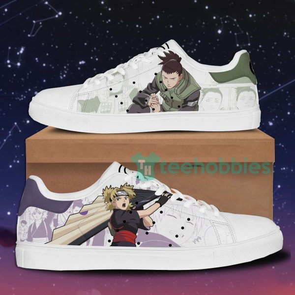 shikamaru nara and temari custom naruto anime skate shoes for men and women 1 48PdE 600x600px Shikamaru Nara and Temari Custom Naruto Anime Skate Shoes For Men And Women