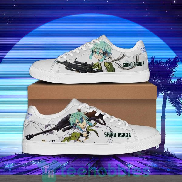 shino asada sword art online custom anime skate shoes for anime fans 1 baLaz 600x600px Shino Asada Sword Art Online Custom Anime Skate Shoes For Anime Fans