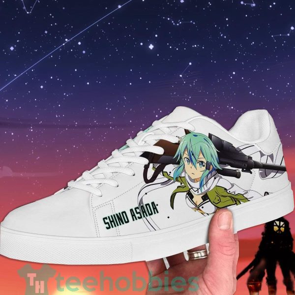 shino asada sword art online custom anime skate shoes for anime fans 2 j4Xjt 600x600px Shino Asada Sword Art Online Custom Anime Skate Shoes For Anime Fans