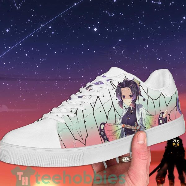 shinobu custom demon slayer anime skate shoes for anime fans 4 bHirP 600x600px Shinobu Custom Demon Slayer Anime Skate Shoes For Anime Fans