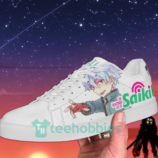 shun kaidou the disastrous life of saiki k anime skate shoes for men and women 2 Gh0Gi 600x600px Shun Kaidou The Disastrous Life of Saiki K Anime Skate Shoes For Men And Women