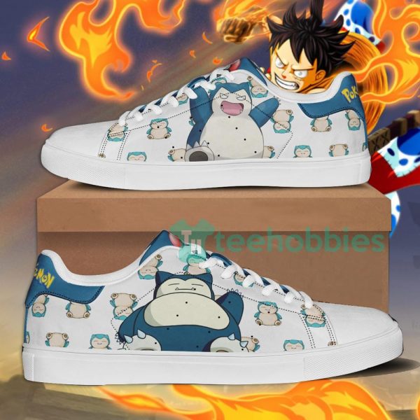snorlax custom pokemon anime skate shoes for men and women 1 Ulc6H 600x600px Snorlax Custom Pokemon Anime Skate Shoes For Men And Women