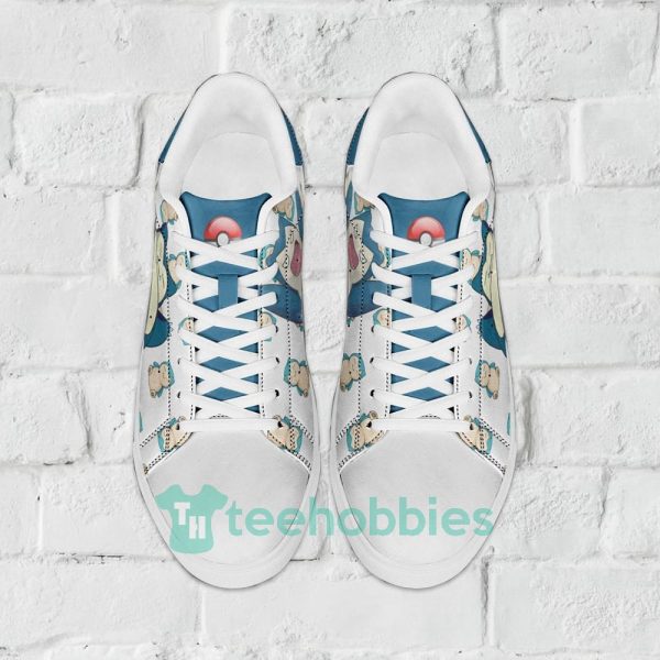 snorlax custom pokemon anime skate shoes for men and women 4 4341m 600x600px Snorlax Custom Pokemon Anime Skate Shoes For Men And Women