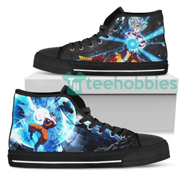 son gohan dragon ball anime blue high top shoes 2 x2U36 600x600px Son Gohan Dragon Ball Anime Blue High Top Shoes