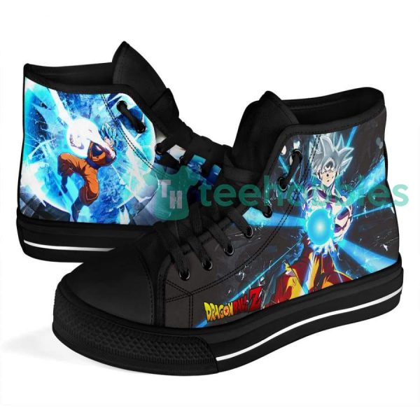 son gohan dragon ball anime blue high top shoes 4 leoI8 600x600px Son Gohan Dragon Ball Anime Blue High Top Shoes