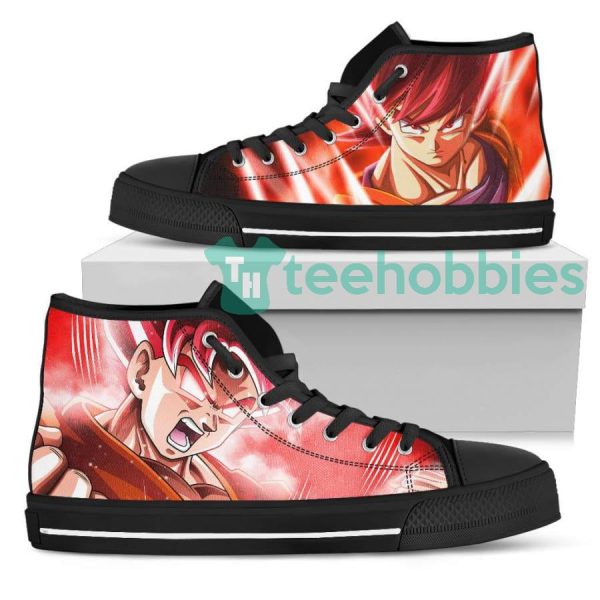 son goku dragon ball anime red high top shoes 3 X2zgG 600x600px Son Goku Dragon Ball Anime Red High Top Shoes