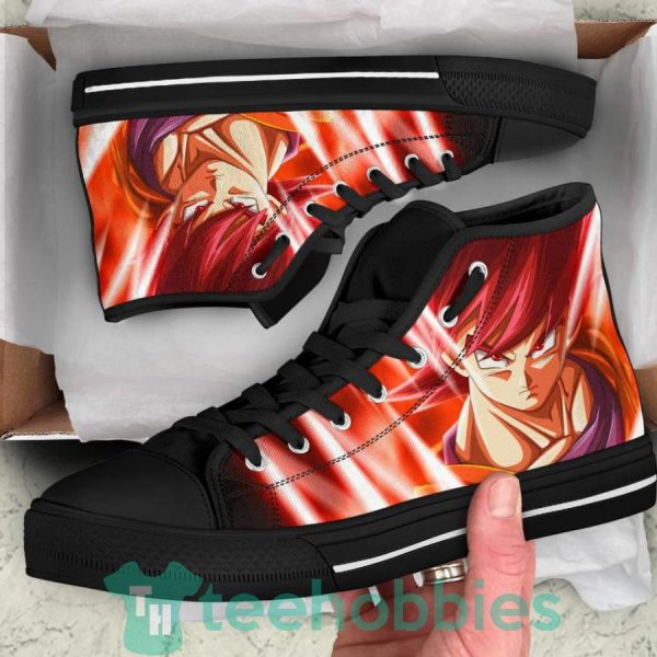 son goku dragon ball anime red high top shoes 7 U0DQh 600x600px Son Goku Dragon Ball Anime Red High Top Shoes