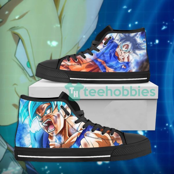 son goku dragon ball blue high top shoes for anime fans gift 2 KBcfE 600x600px Son Goku Dragon Ball Blue High Top Shoes For Anime Fans Gift
