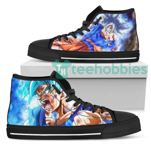 son goku dragon ball blue high top shoes for anime fans gift 3 VCGul 600x600px Son Goku Dragon Ball Blue High Top Shoes For Anime Fans Gift