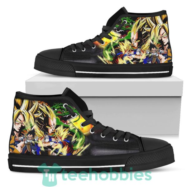son goku dragon ball high top shoes best gift for anime fans 1 gFtW7 600x600px Son Goku Dragon Ball High Top Shoes Best Gift For Anime Fans