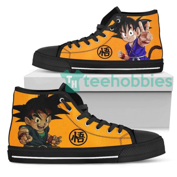 son goku dragon ball orange high top shoes for anime fans gift 1 59H3A 600x600px Son Goku Dragon Ball Orange High Top Shoes For Anime Fans Gift