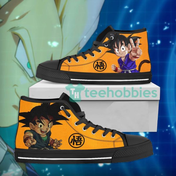 son goku dragon ball orange high top shoes for anime fans gift 2 y54Hx 600x600px Son Goku Dragon Ball Orange High Top Shoes For Anime Fans Gift