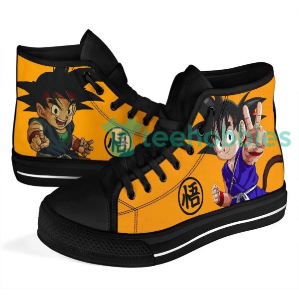 son goku dragon ball orange high top shoes for anime fans gift 5 3ojBK 600x600px Son Goku Dragon Ball Orange High Top Shoes For Anime Fans Gift