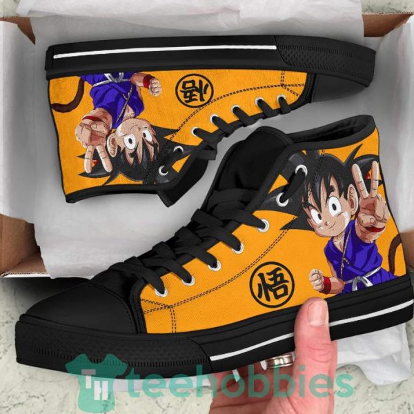 son goku dragon ball orange high top shoes for anime fans gift 7 6MUp9 600x600px Son Goku Dragon Ball Orange High Top Shoes For Anime Fans Gift