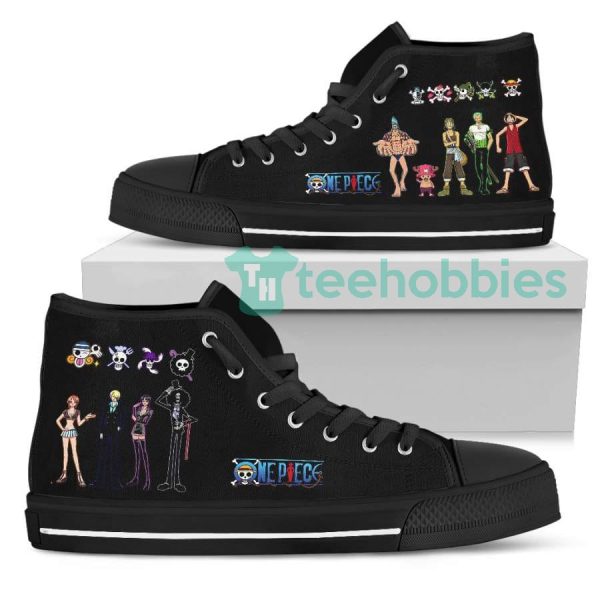 straw hat crews high top shoes anime custom one piece anime fans 2 aNYY3 600x600px Straw Hat Crews High Top shoes Anime Custom One Piece Anime Fans