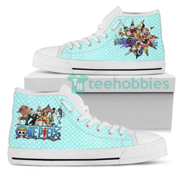straw hat custom one piece anime fans high top shoes anime 2 O4k4t 600x600px Straw Hat Custom One Piece Anime Fans High Top Shoes Anime
