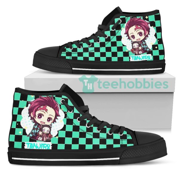 tanjiro custom demon slayer anime anime high top shoes 1 gu3Z3 600x600px Tanjiro Custom Demon Slayer Anime Anime High Top Shoes