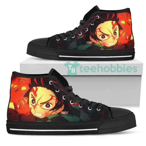 tanjiro custom demon slayer anime high top shoes 1 vyMTP 600x600px Tanjiro Custom Demon Slayer Anime High Top Shoes