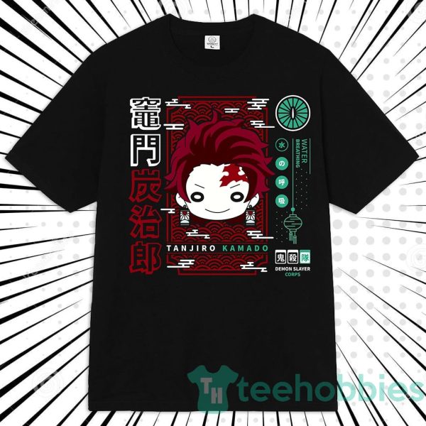 tanjiro kamado anime manga unisex t shirt for anime fans 1 Ldl2o 600x600px Tanjiro Kamado Anime Manga Unisex T Shirt For Anime Fans