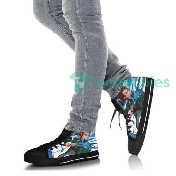 tanjiro kamado fans high top shoes custom demon slayer anime 5 6bgrU 600x600px Tanjiro Kamado Fans High Top Shoes Custom Demon Slayer Anime
