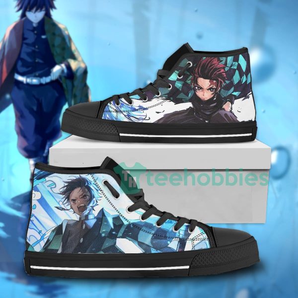 tanjiro kamado high top shoes custom demon slayer anime 1 IbhR2 600x600px Tanjiro Kamado High Top Shoes Custom Demon Slayer Anime