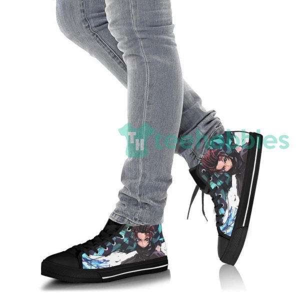 tanjiro kamado high top shoes custom demon slayer anime 5 BUEgt 600x600px Tanjiro Kamado High Top Shoes Custom Demon Slayer Anime