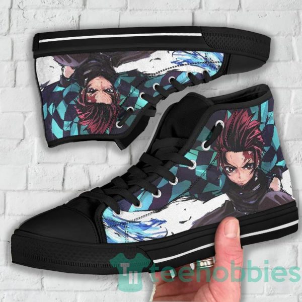 tanjiro kamado high top shoes custom demon slayer anime 6 P9spH 600x600px Tanjiro Kamado High Top Shoes Custom Demon Slayer Anime