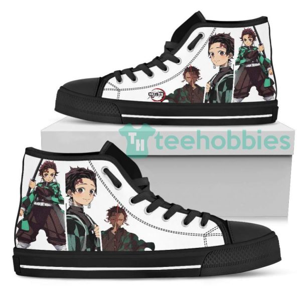 tanjiro kamado high top shoes custom demon slayer anime for fans 2 mXQT3 600x600px Tanjiro Kamado High Top Shoes Custom Demon Slayer Anime For Fans