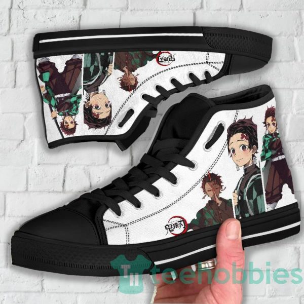 tanjiro kamado high top shoes custom demon slayer anime for fans 6 tlvgA 600x600px Tanjiro Kamado High Top Shoes Custom Demon Slayer Anime For Fans