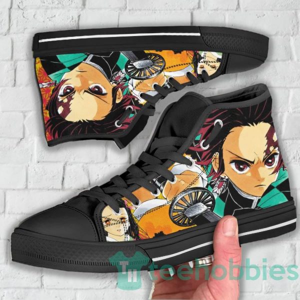 tanjiro kamado high top shoes for custom demon slayer anime 3 Z8ktl 600x600px Tanjiro Kamado High Top Shoes For Custom Demon Slayer Anime