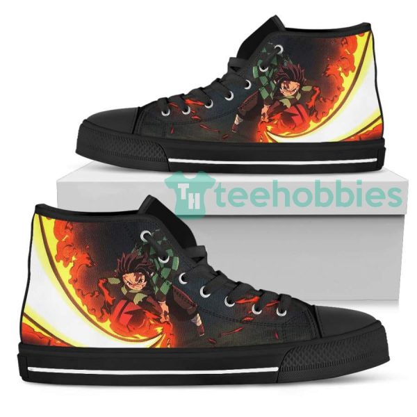 tanjiro power sneakers high top shoes custom demon slayer anime fan 2 3FKSa 600x600px Tanjiro Power Sneakers High Top Shoes Custom Demon Slayer Anime Fan