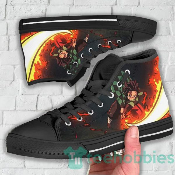tanjiro power sneakers high top shoes custom demon slayer anime fan 3 jeduk 600x600px Tanjiro Power Sneakers High Top Shoes Custom Demon Slayer Anime Fan