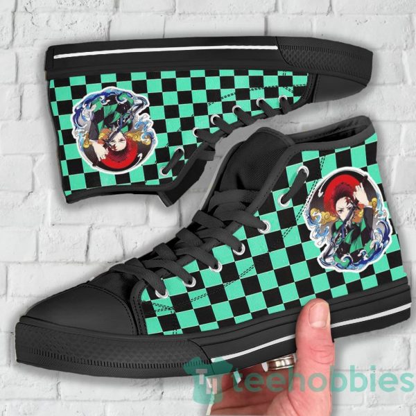 tanjiro shoes splashing water custom demon slayer anime high top shoes 1 tnsHQ 600x600px Tanjiro Shoes Splashing Water Custom Demon Slayer Anime High Top Shoes