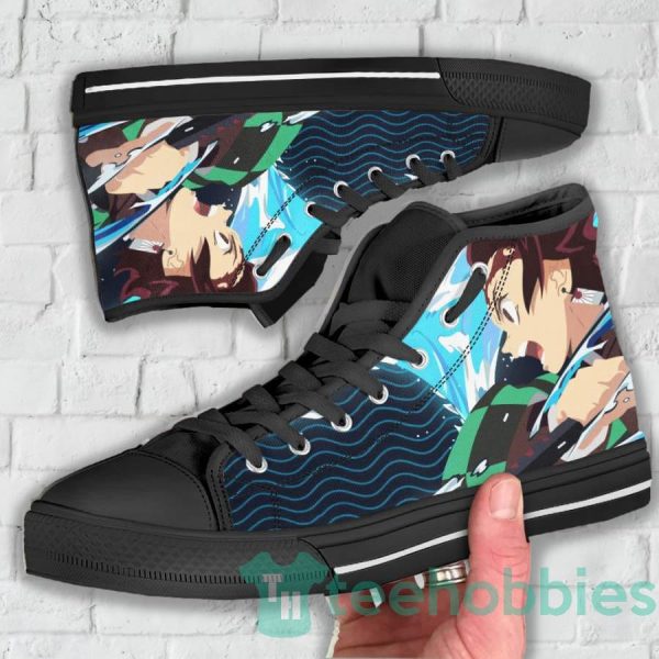 tanjiro skill custom demon slayer anime anime high top shoes 3 gRYB1 600x600px Tanjiro Skill Custom Demon Slayer Anime Anime High Top Shoes
