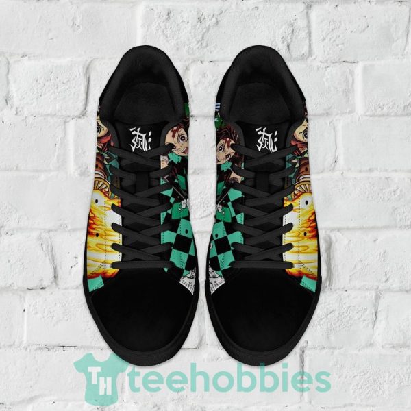 tanjiro sun 26 water breathing demon slayer anime skate shoes 3 AOhu2 600x600px Tanjiro Sun & Water Breathing Demon Slayer Anime Skate Shoes