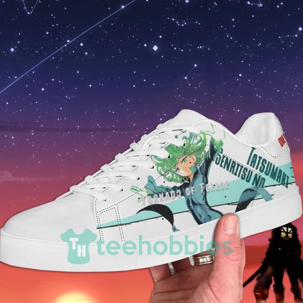 tatsumaki one punch man custom anime skate shoes for men and women 2 i1PI3 600x600px Tatsumaki One Punch Man Custom Anime Skate Shoes For Men And Women