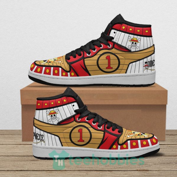thousand sunny anime custom one piece air jordan hoghtop shoes 1 N4zGF 600x600px Thousand Sunny Anime Custom One Piece Air Jordan Hoghtop Shoes
