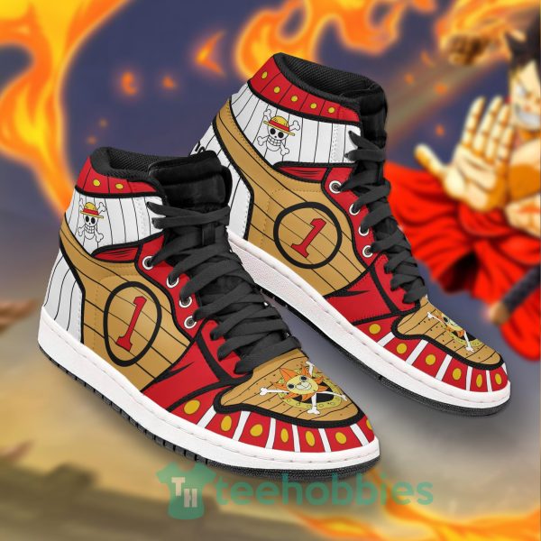 thousand sunny anime custom one piece air jordan hoghtop shoes 2 0ZxfH 600x600px Thousand Sunny Anime Custom One Piece Air Jordan Hoghtop Shoes