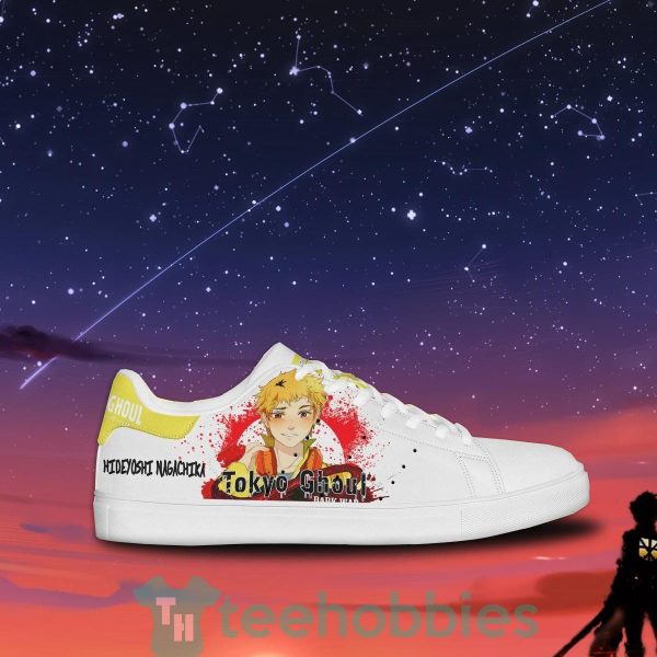 tokyo ghoul hideyoshi nagachika custom anime skate shoes for anime fans 2 qhOXF 600x600px Tokyo Ghoul Hideyoshi Nagachika Custom Anime Skate Shoes For Anime Fans
