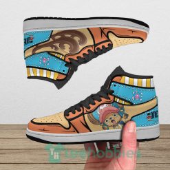 tony tony chopper anime custom one piece air jordan hoghtop shoes 3 J13MH 247x247px Tony Tony Chopper Anime Custom One Piece Air Jordan Hoghtop Shoes