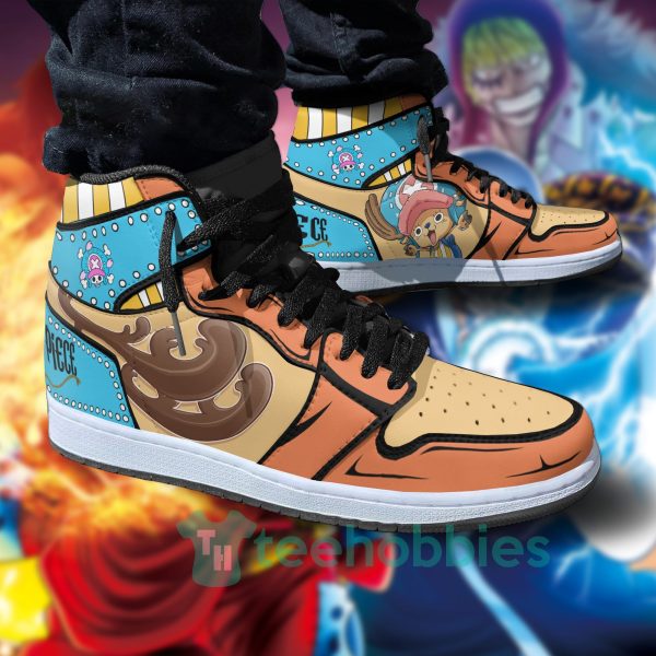 tony tony chopper anime custom one piece air jordan hoghtop shoes 4 AeqL3 600x600px Tony Tony Chopper Anime Custom One Piece Air Jordan Hoghtop Shoes