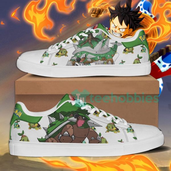 torterra pokemon custom anime skate shoes for men and women 1 ISinq 600x600px Torterra Pokemon Custom Anime Skate Shoes For Men And Women