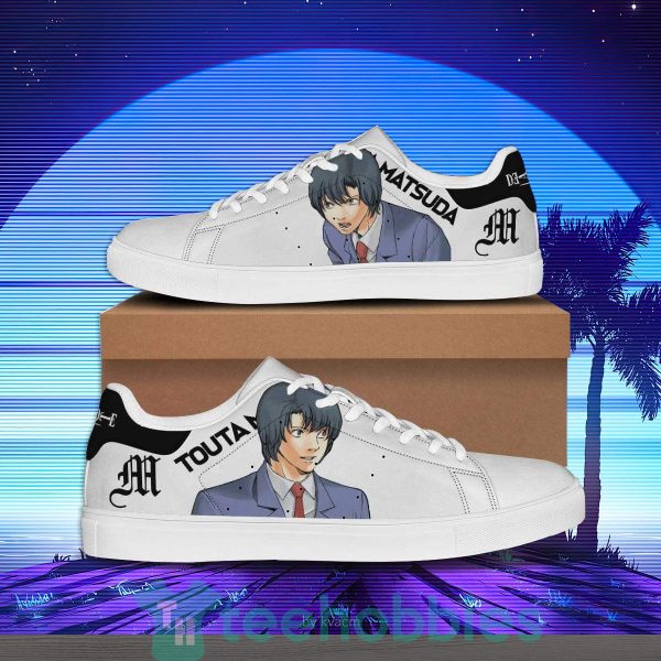 touta matsuda custom death note anime skate shoes for anime fans 1 fC2TP 600x600px Touta Matsuda Custom Death Note Anime Skate Shoes For Anime Fans