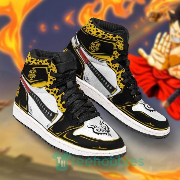 trafalgar d water law anime custom one piece air jordan hoghtop shoes 1 GZTUU 600x600px Trafalgar D Water Law Anime Custom One Piece Air Jordan Hoghtop Shoes
