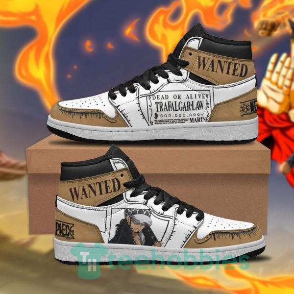 trafalgar d water law wanted custom one piece air jordan hoghtop shoes 1 xOS85 600x600px Trafalgar D Water Law Wanted Custom One Piece Air Jordan Hoghtop Shoes