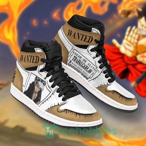 trafalgar d water law wanted custom one piece air jordan hoghtop shoes 2 LTaeD 600x600px Trafalgar D Water Law Wanted Custom One Piece Air Jordan Hoghtop Shoes