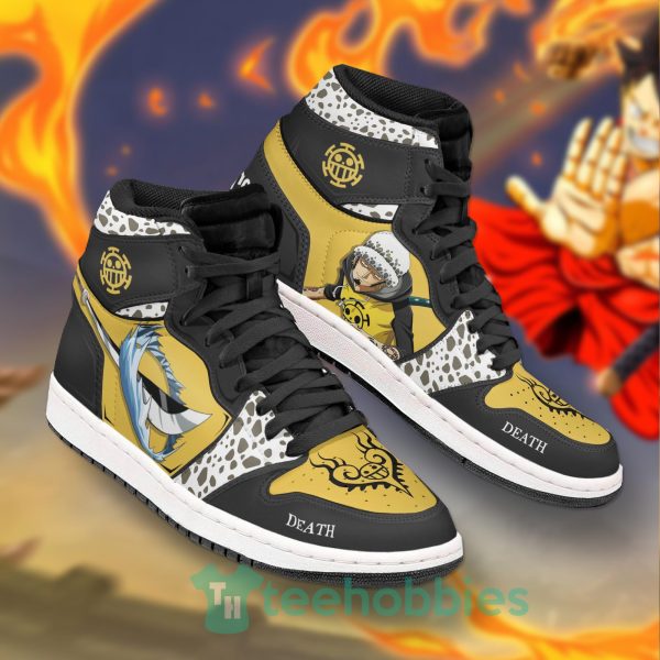 trafalgar law anime custom one piece air jordan hoghtop shoes 2 odZS5 600x600px Trafalgar Law Anime Custom One Piece Air Jordan Hoghtop Shoes