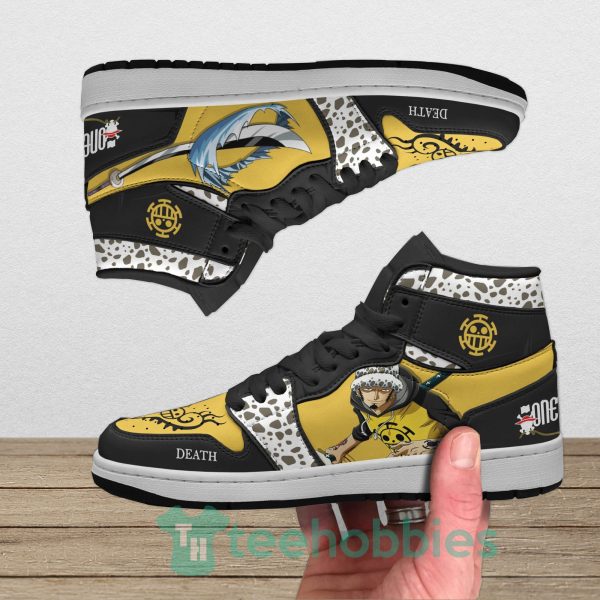trafalgar law anime custom one piece air jordan hoghtop shoes 3 zviCR 600x600px Trafalgar Law Anime Custom One Piece Air Jordan Hoghtop Shoes