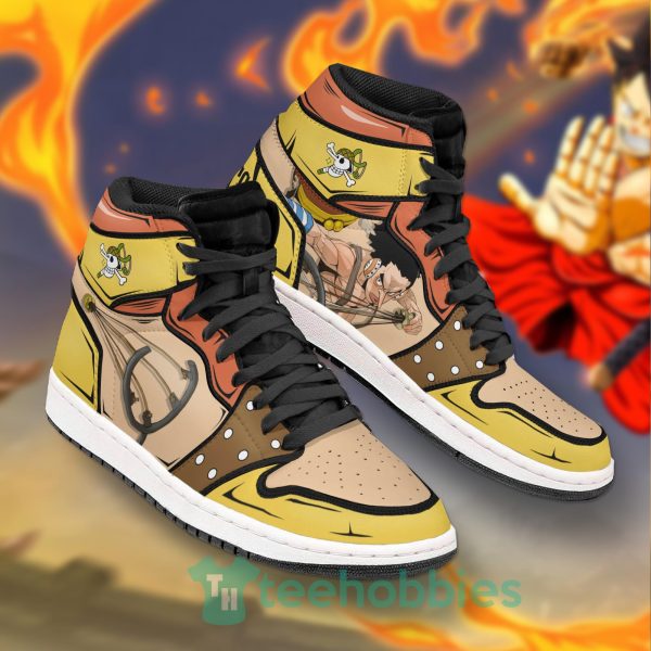 usopp anime custom one piece air jordan hoghtop shoes 2 WoLXQ 600x600px Usopp Anime Custom One Piece Air Jordan Hoghtop Shoes